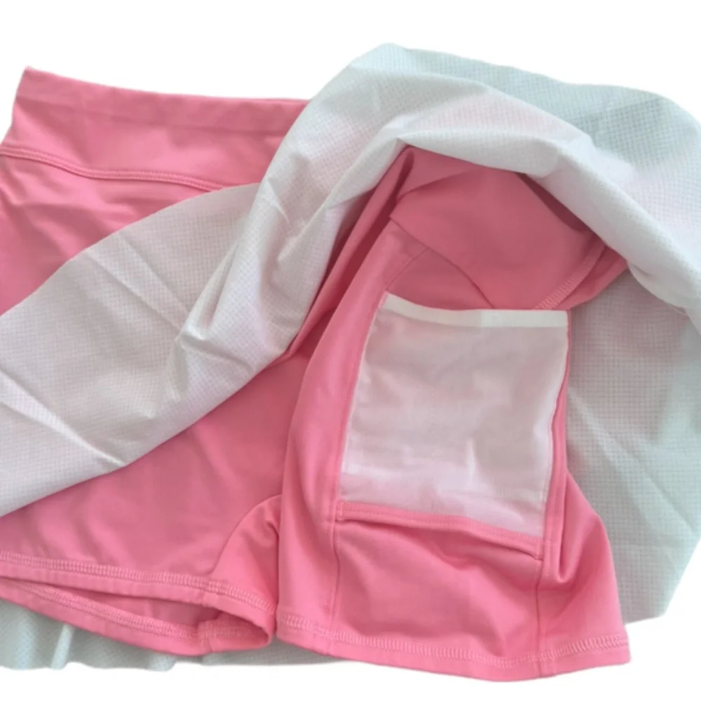 Pink Ruffled Mini Skirt - Picture 3 of 4